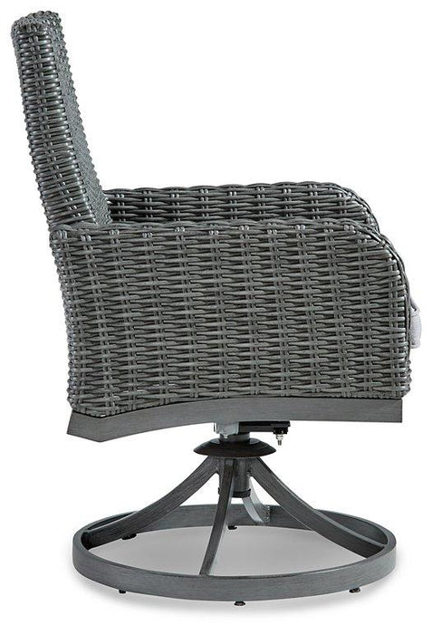 Elite Park Swivel Chair with Cushion (Set of 2)